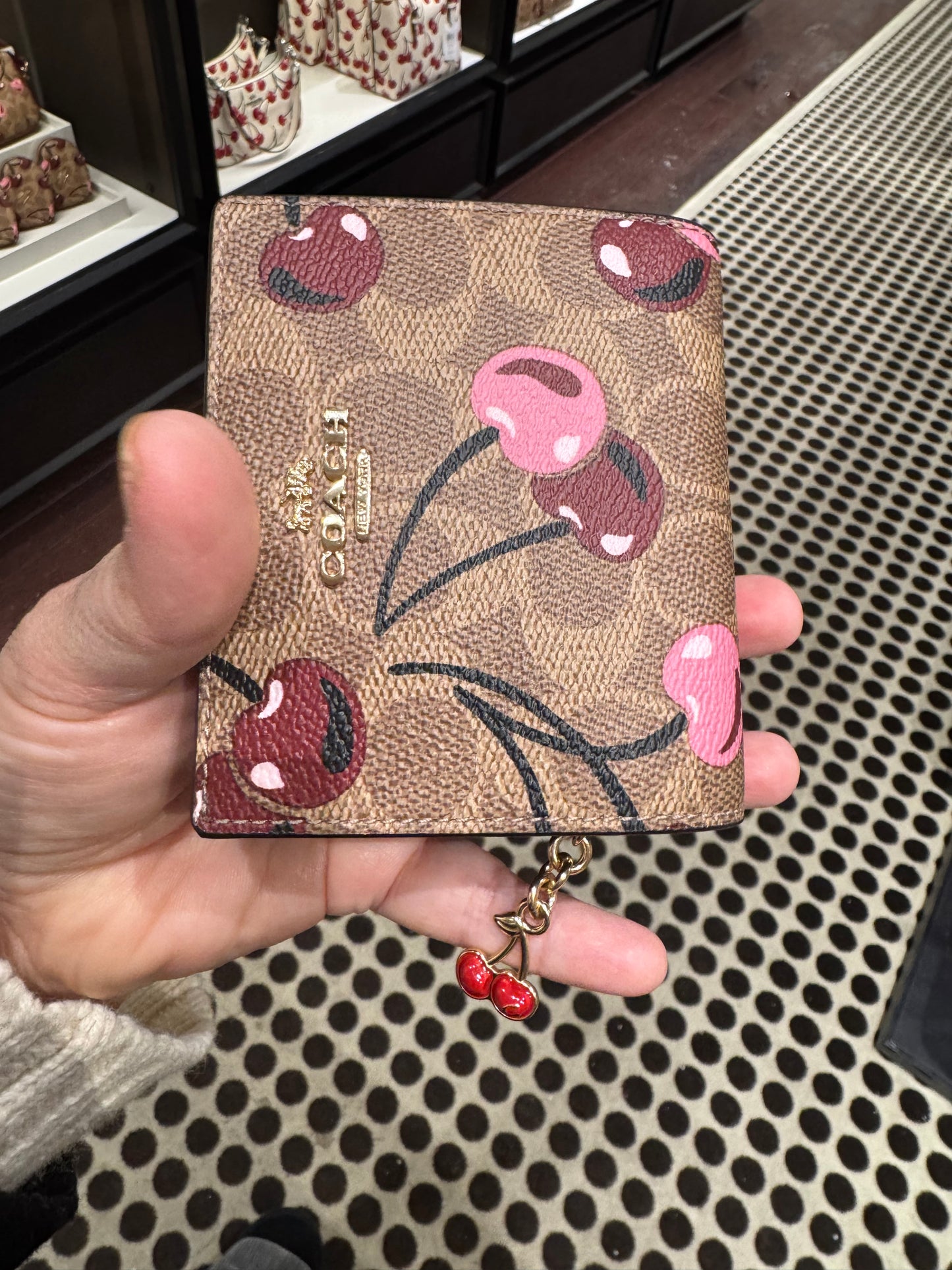 Coach cherry minik cüzdan 🍒
