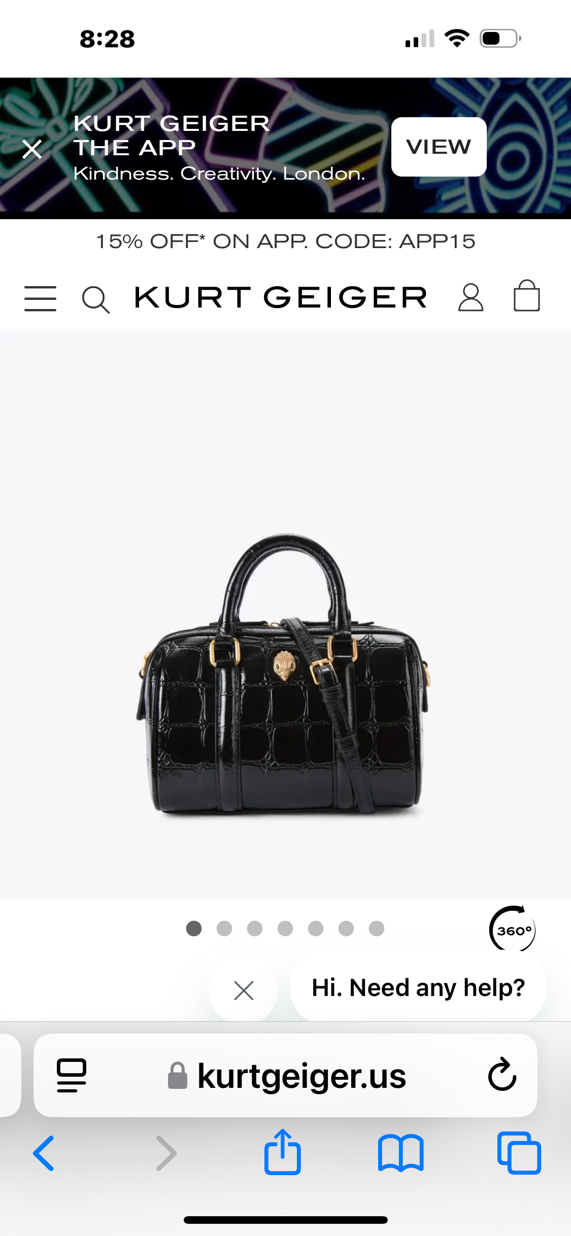 SMALL BOSTON KENSINGTON BAG