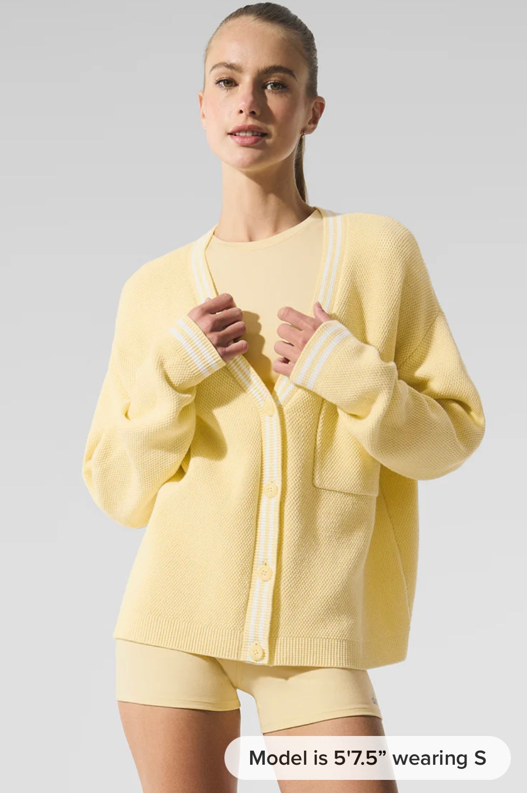 Tennis club sweater knit cardigan Renkler➡️