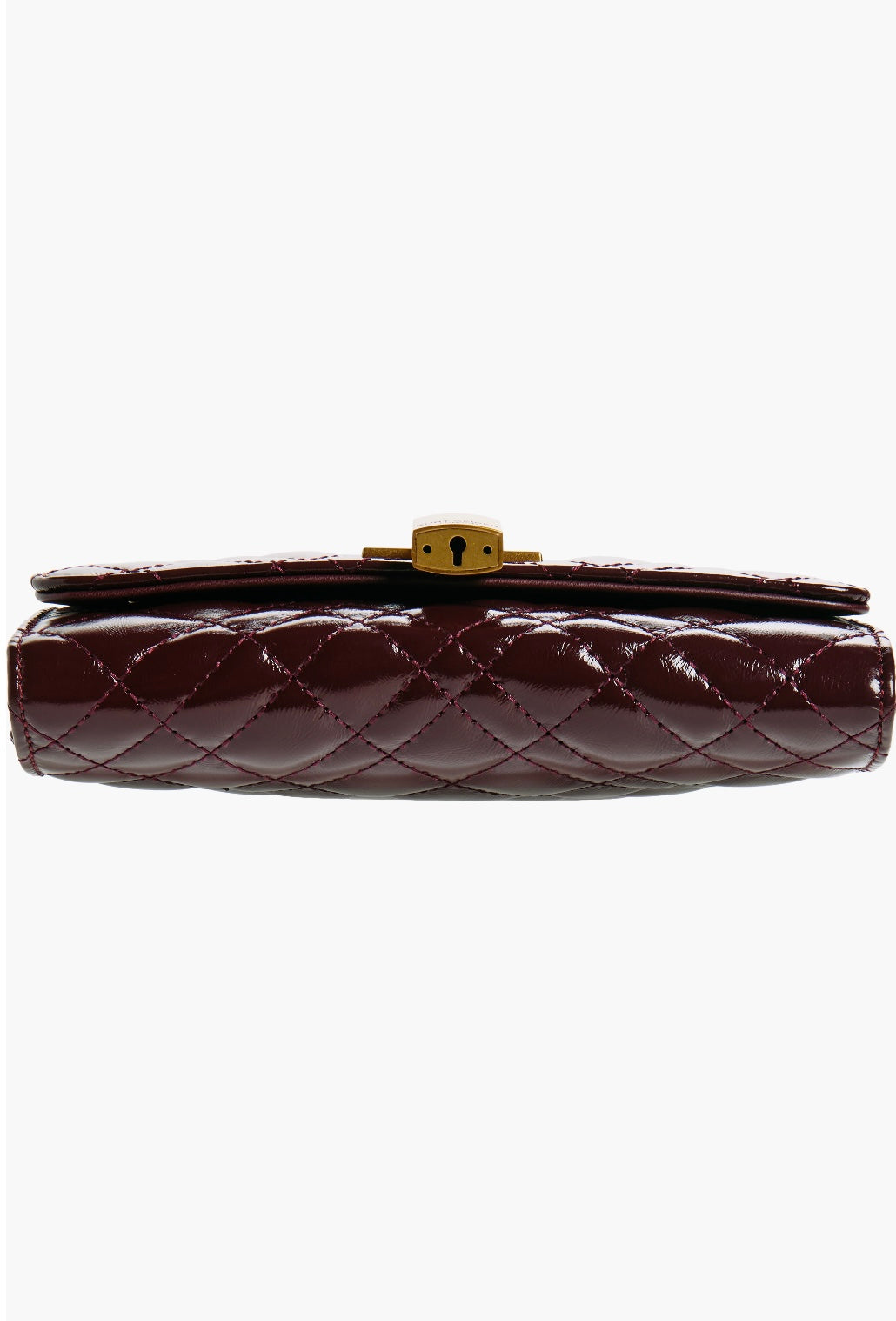 Kurt Geiger Brixton leather chain wallet /Bordo