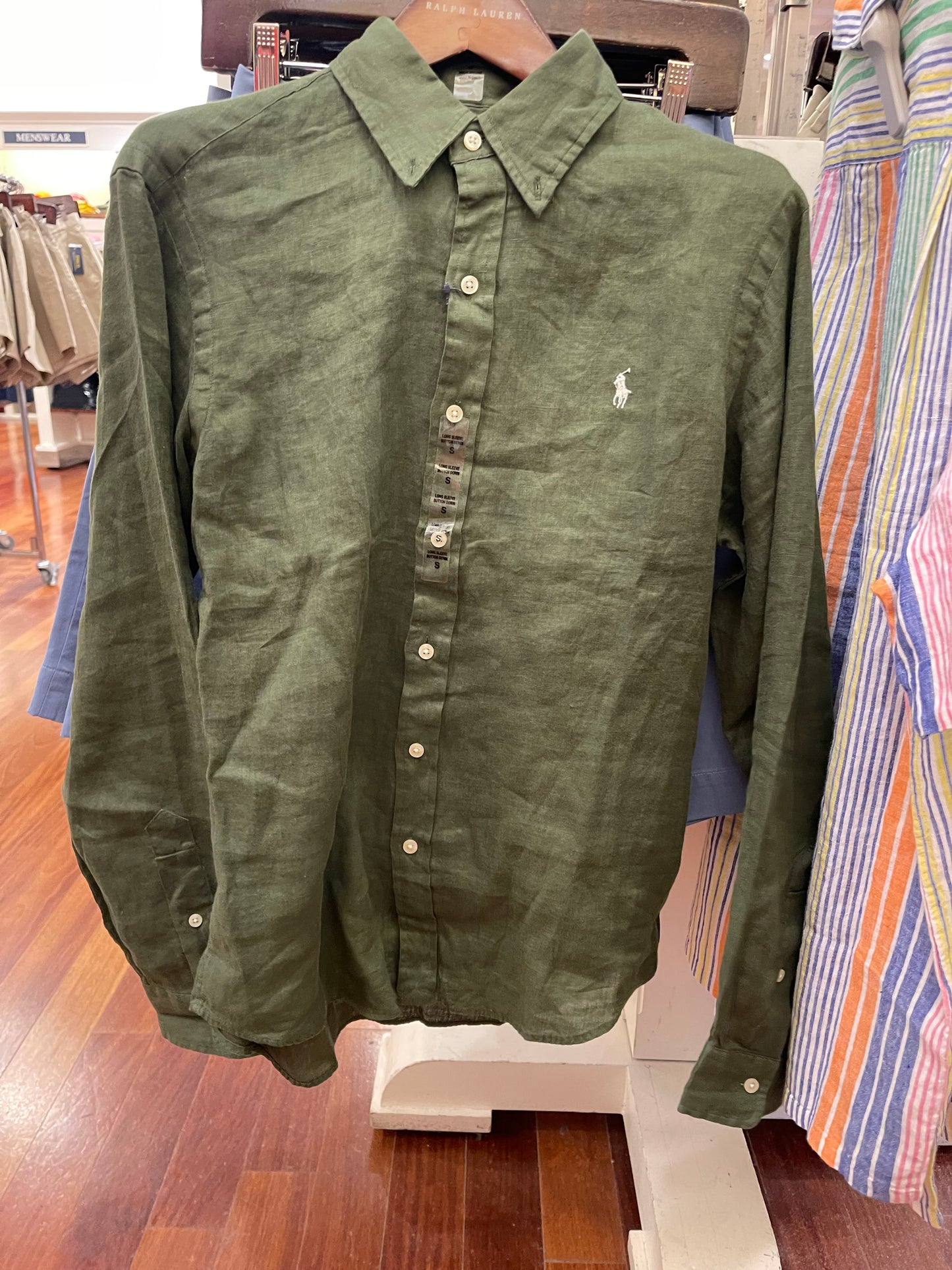Ralph Lauren Erkek Keten Gomlek