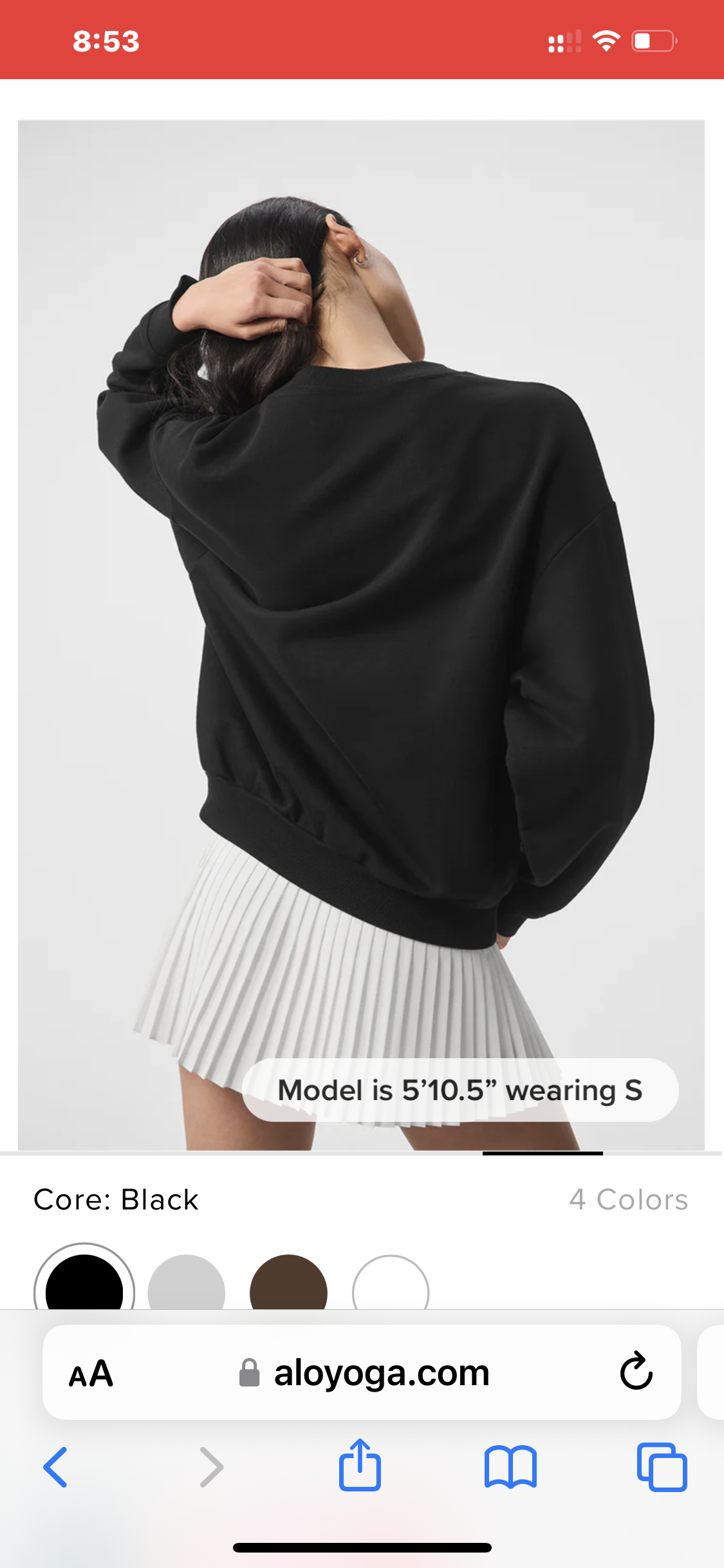 Alo Accolade Crew Neck Pullover