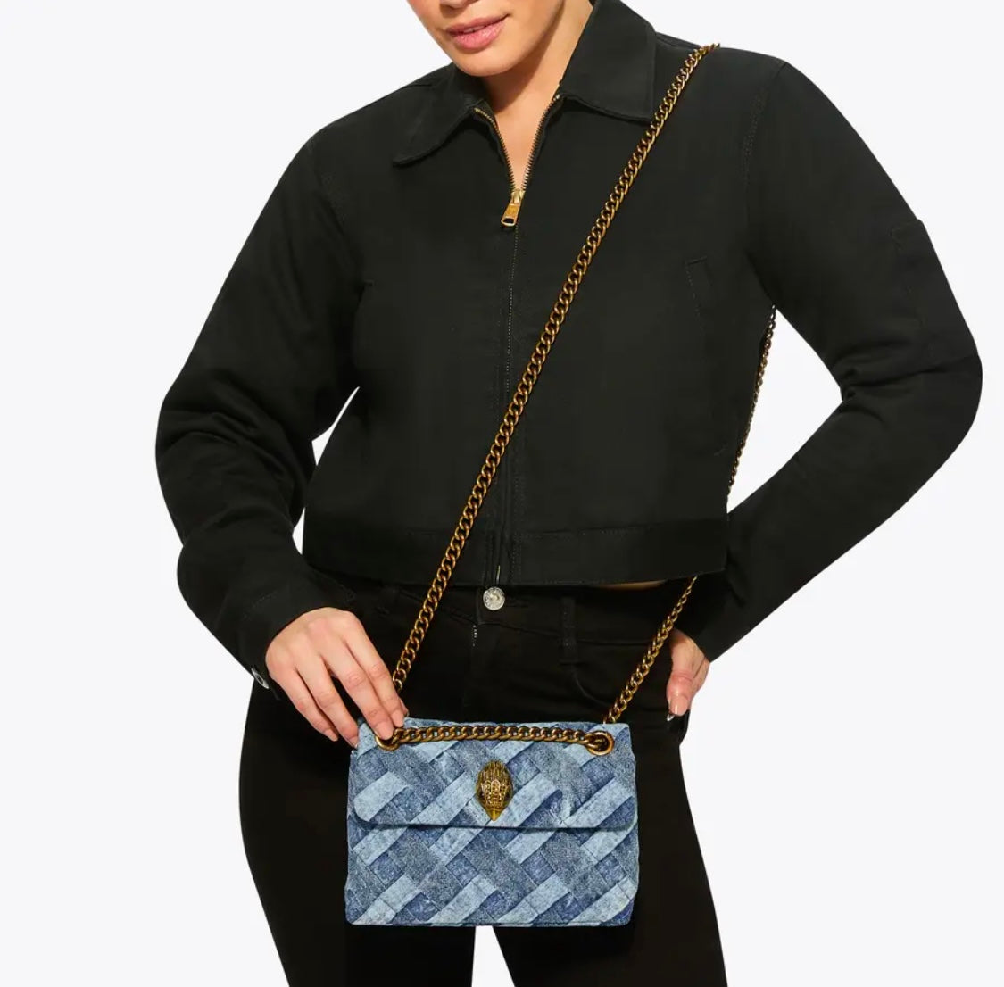 MINI DENIM KENSINGTON BAG