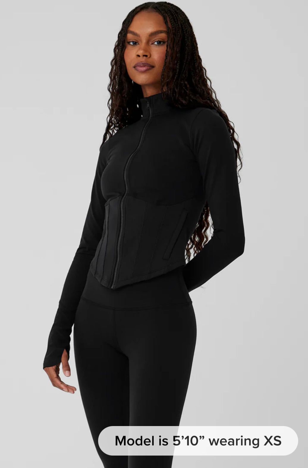Airbrush Corset Full Zip Jacket