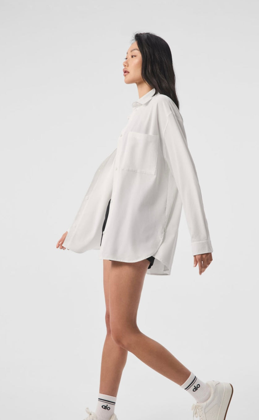 Dreamscape button down long sleeve