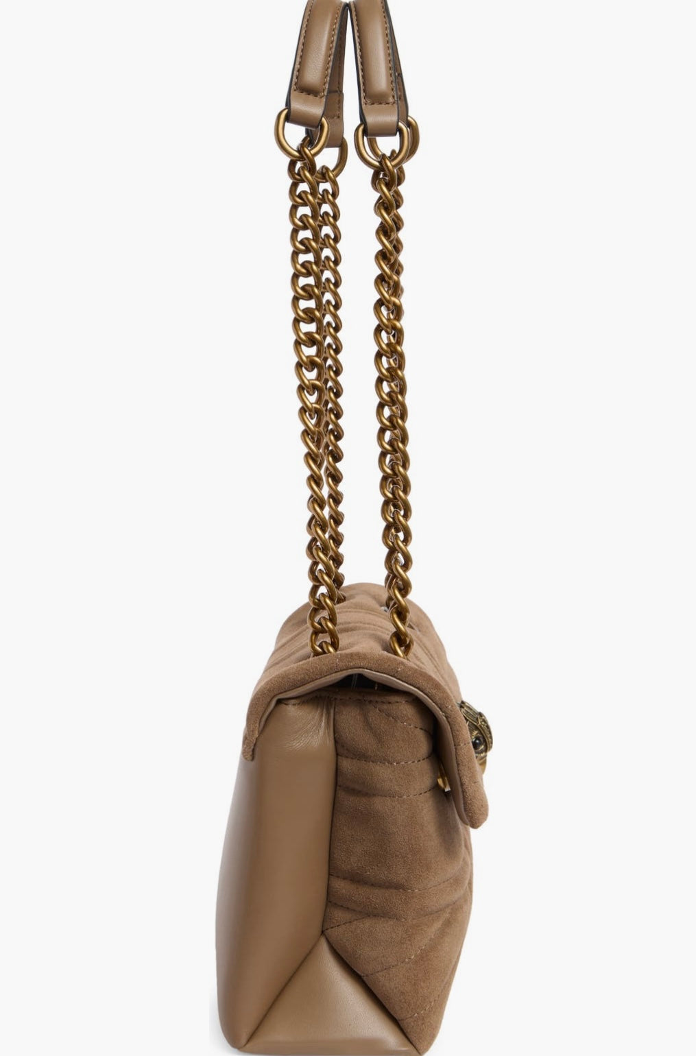 Large Kensington leather& suede shoulder bag