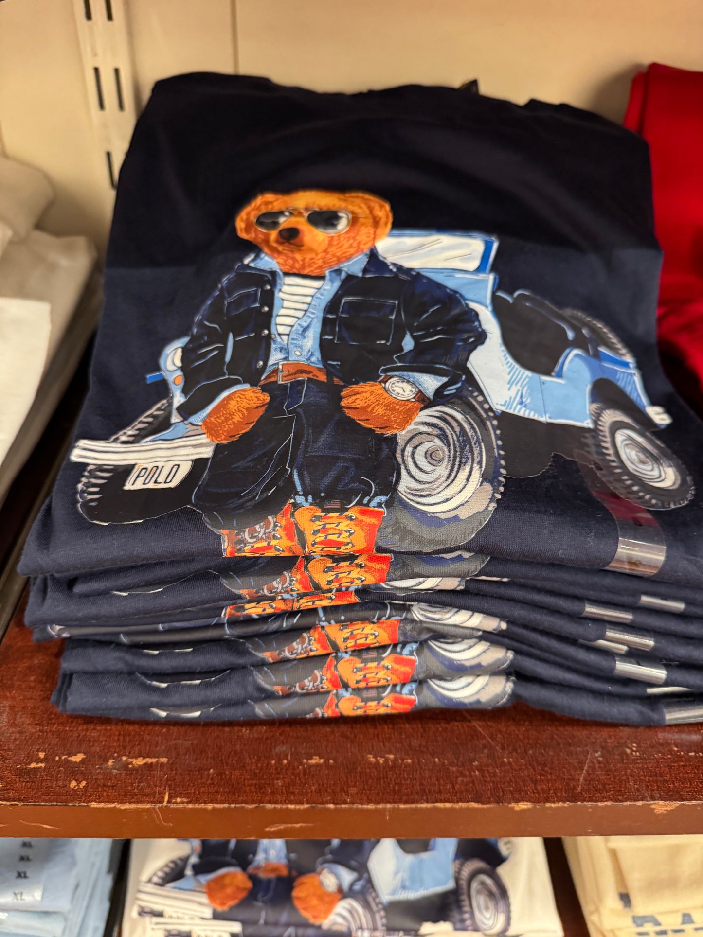 Erkek ayıcıklı koton tshirt