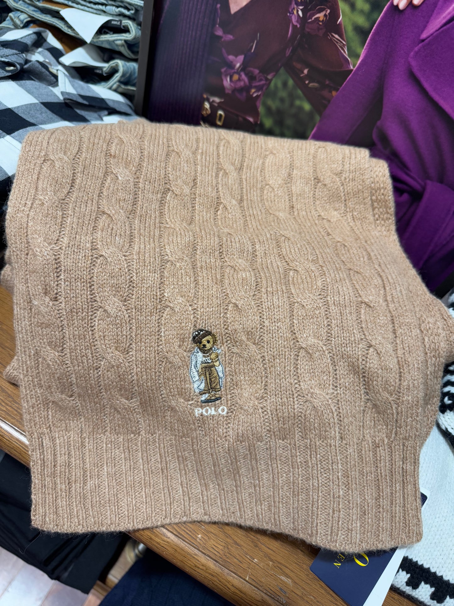 Ralph Lauren yün atkı