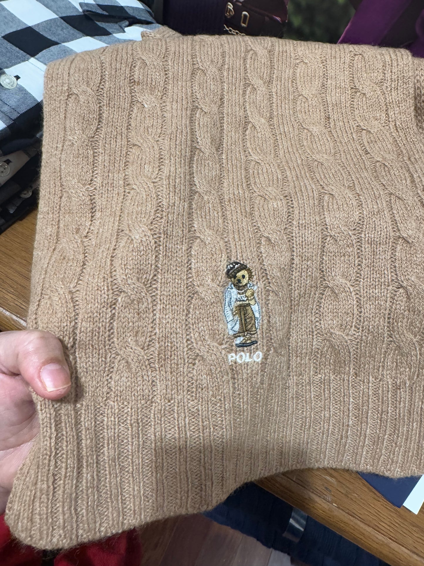 Ralph Lauren yün atkı