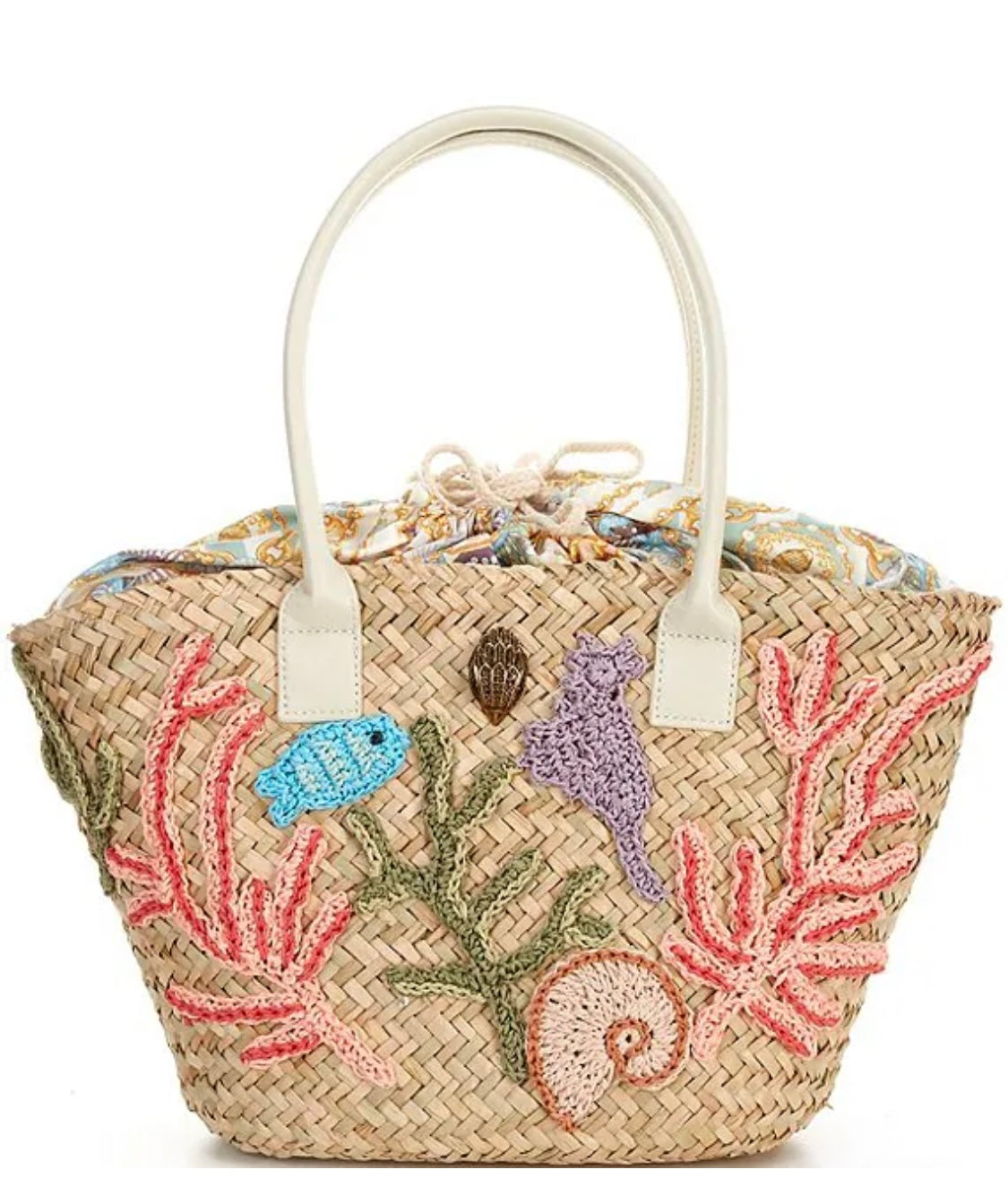 KENSINGTON STRAW BASKET BAG