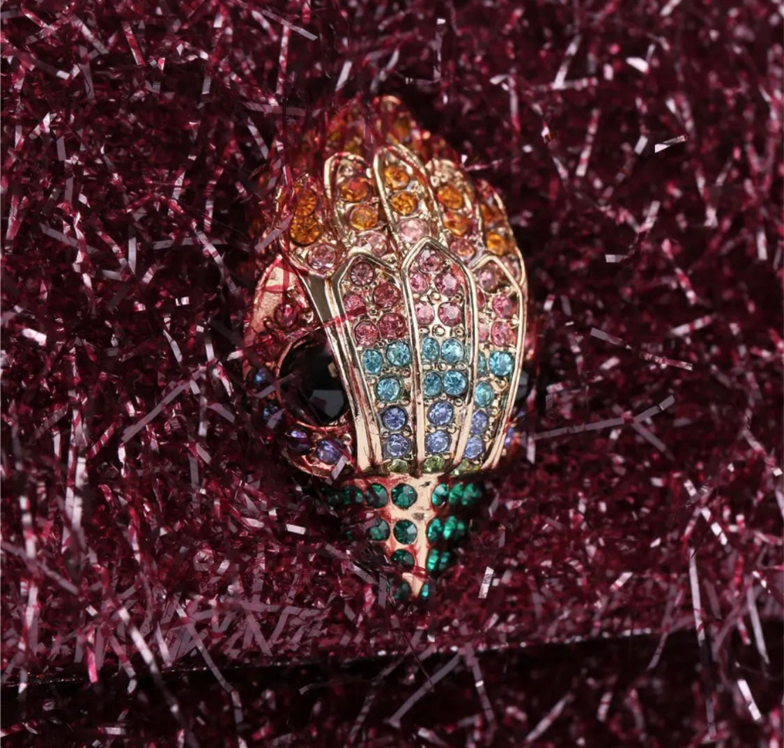 MINI TINSEL KENSINGTON BAG /Bordo