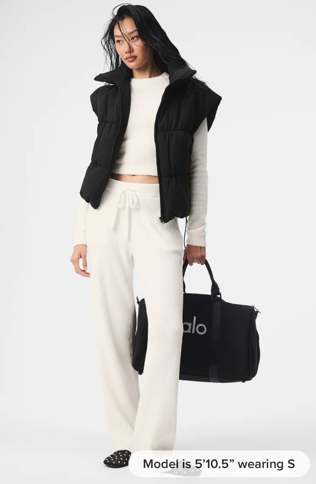 Incline Puffer Vest/black