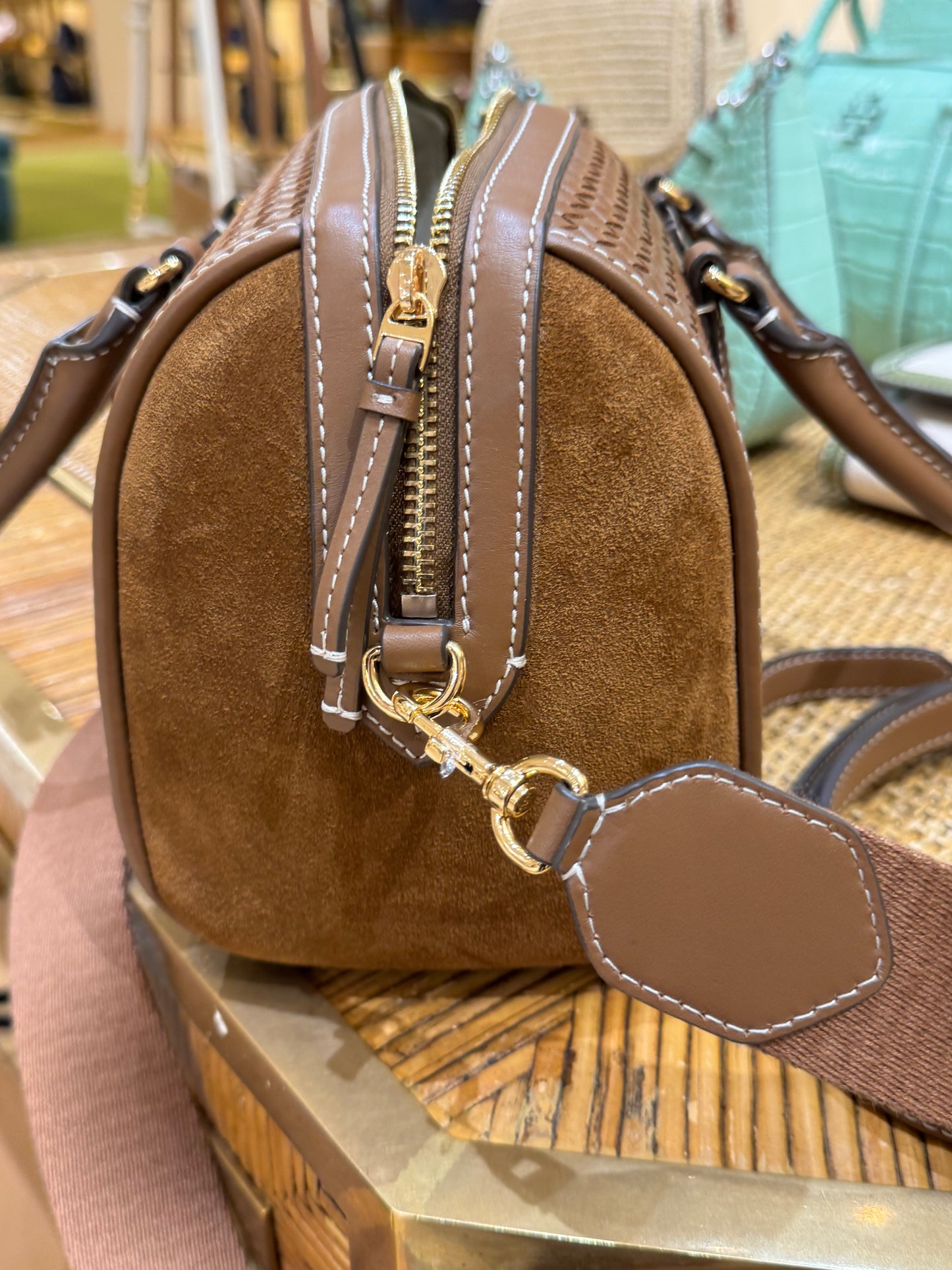 Thea Woven satchel