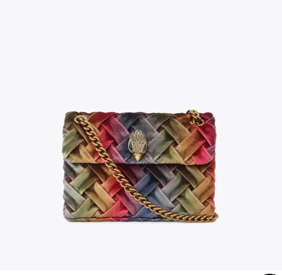 MINI VELVET KENSINGTON BAG