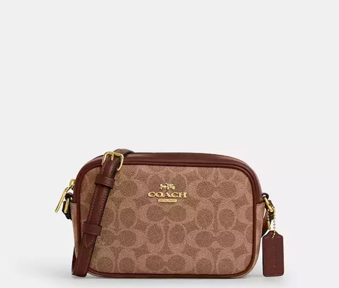 Mini Jamie Camera Bag In Signature Canvas