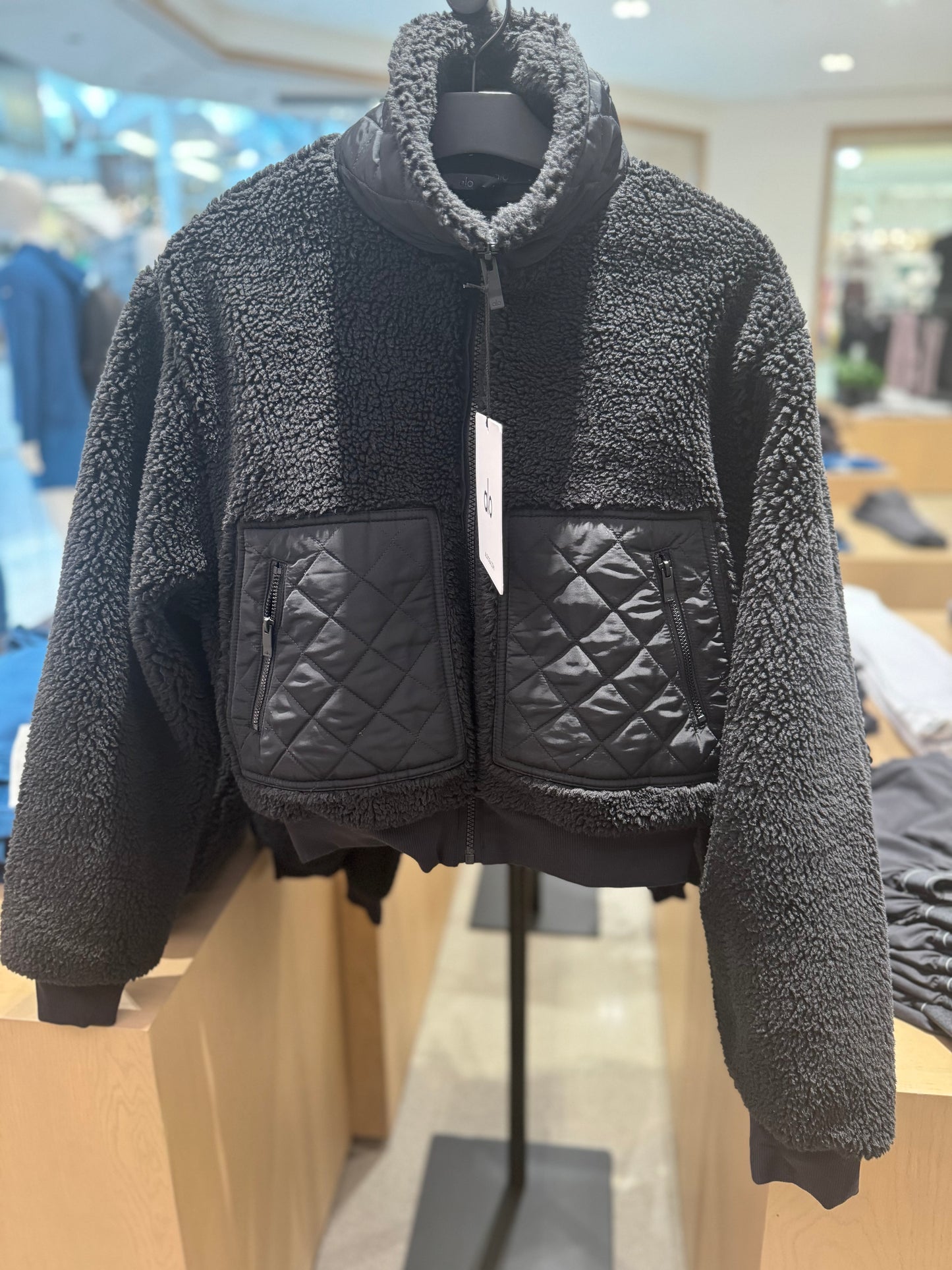 Sherpa Edge bomber jacket