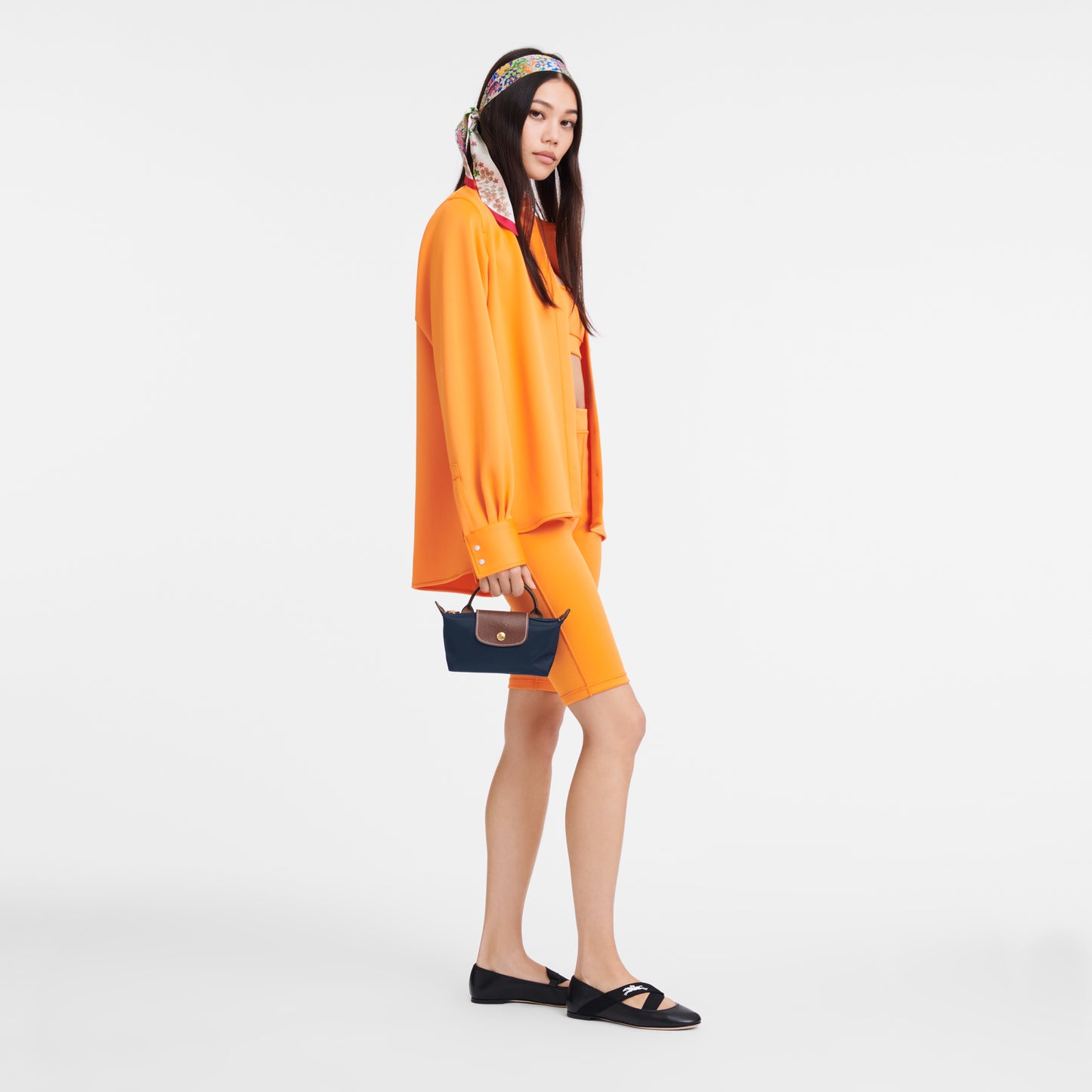 Le Pliage Original Pouch with handle - Lacivert