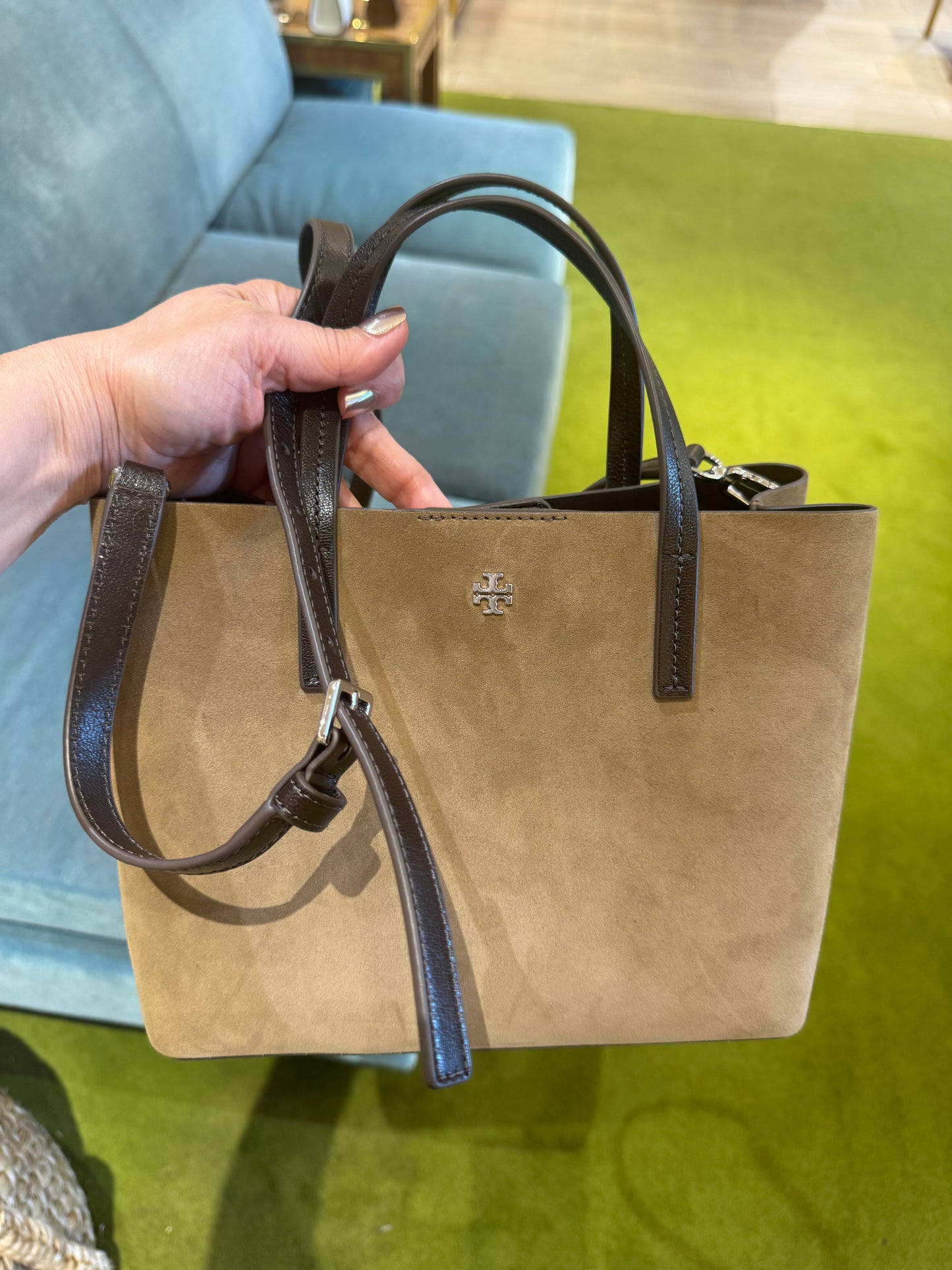 Blake crossbody süet