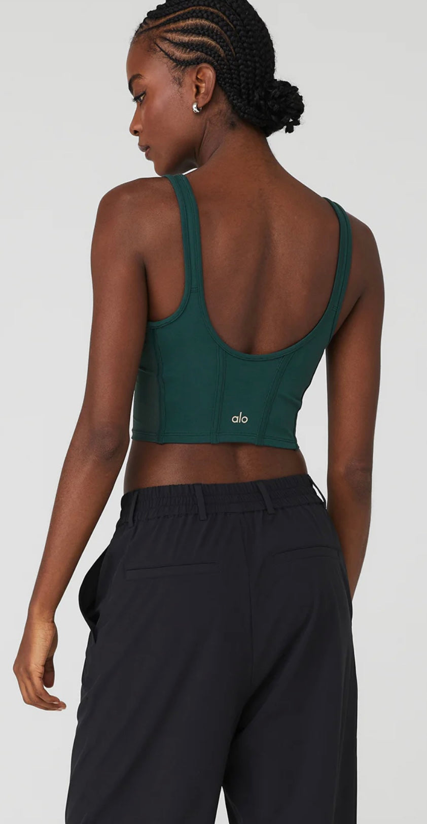 Airbrush Mesh Corset Tank