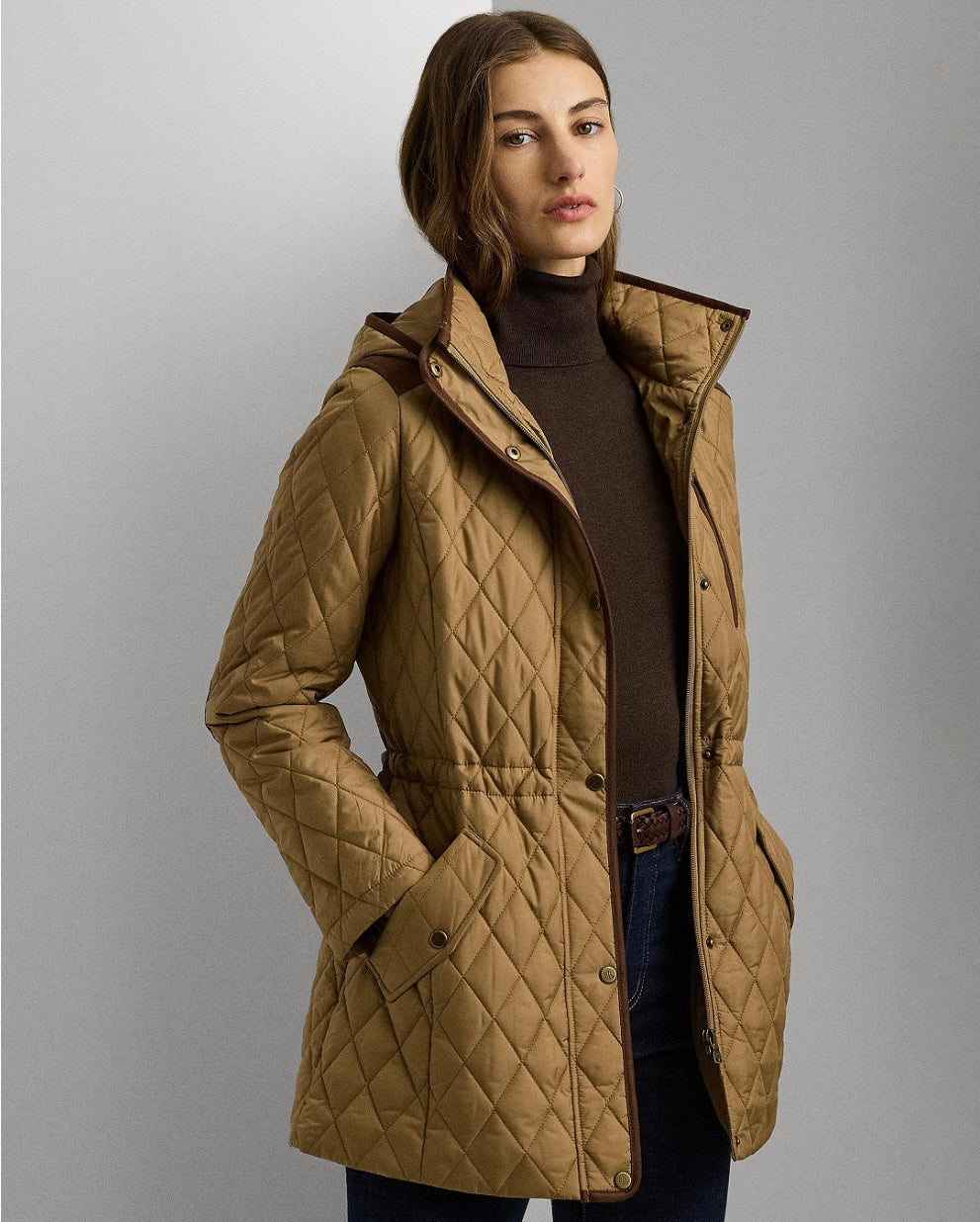 Women's Hooded Quilted Coat