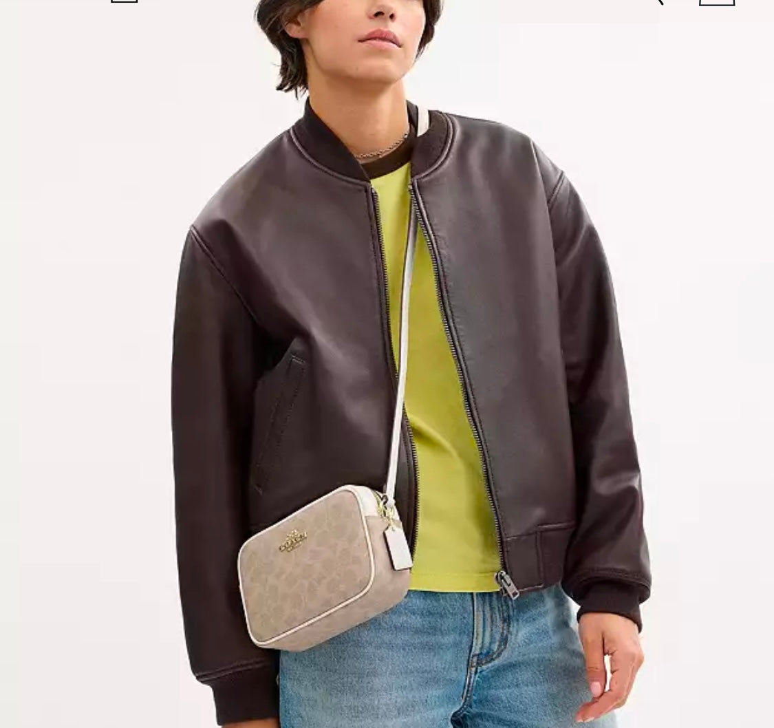 Mini Jamie Camera Bag In Signature Canvas