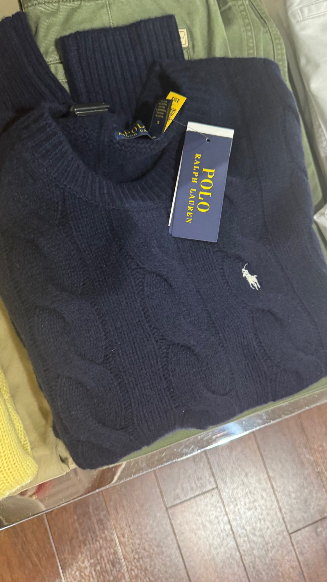Ralph lauren yün+cashmere kazak