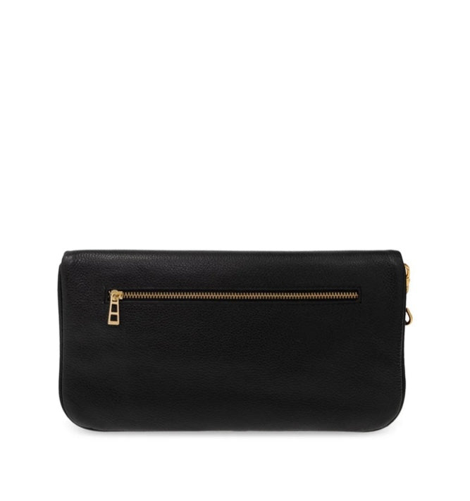 Zadig & Voltaire Rock Leather Shoulder Bag/ Gold Color