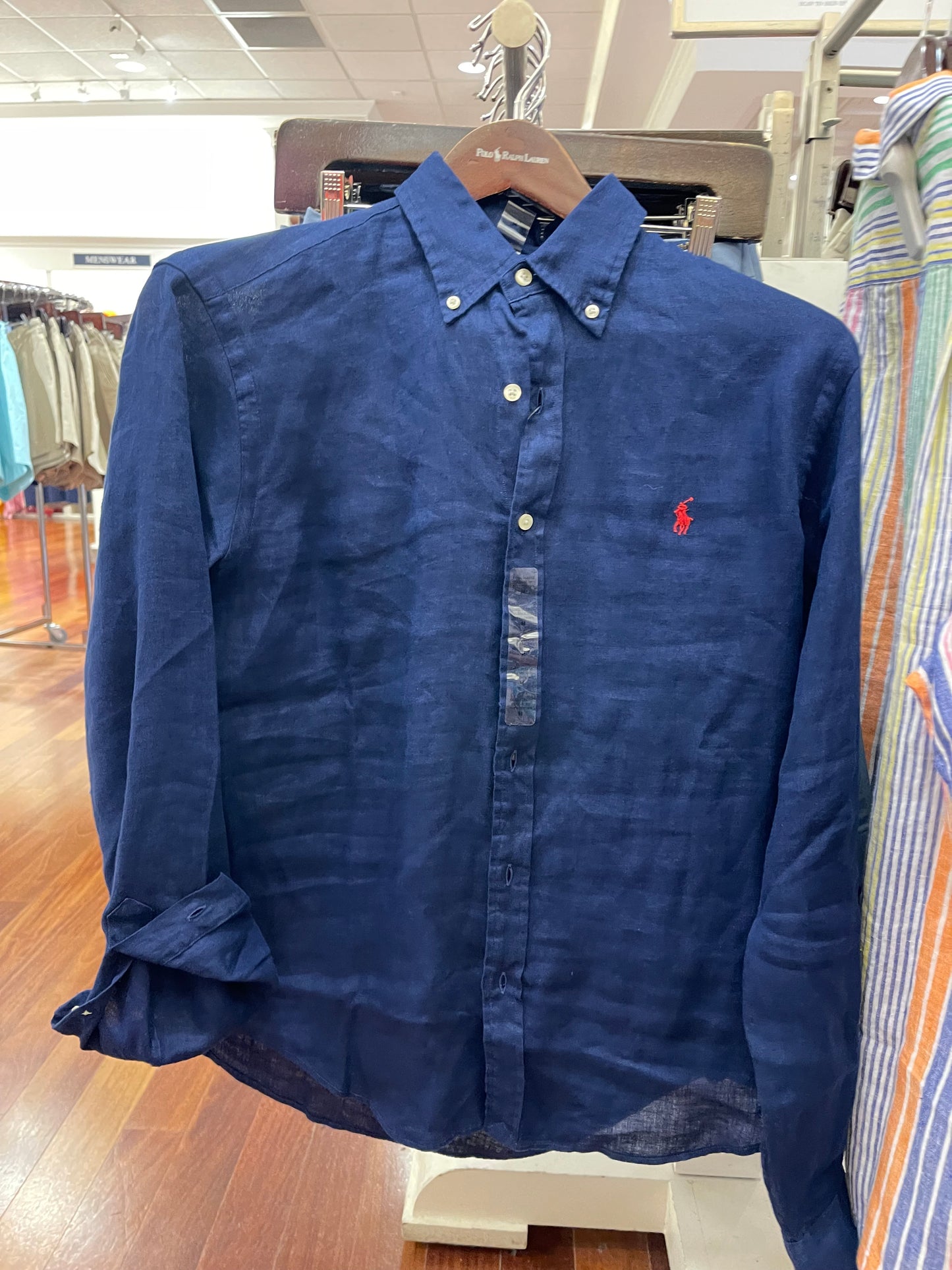 Ralph Lauren Erkek Keten Gomlek