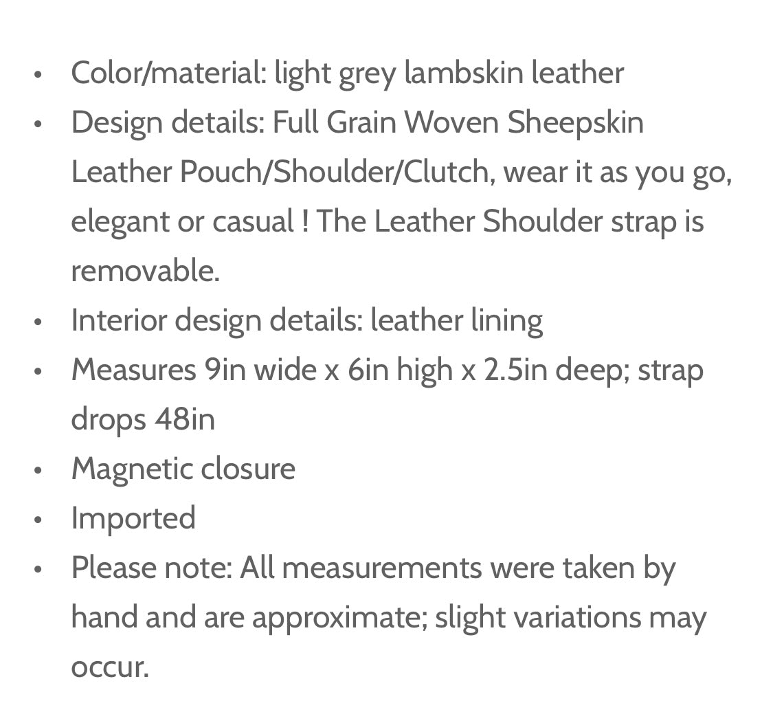 Tiffany Fred Clutch & Crossbody