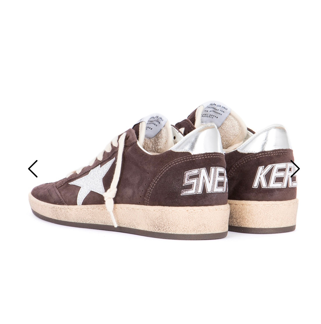 GOLDEN GOOSE
ANTRACITE SUEDE BALLSTAR