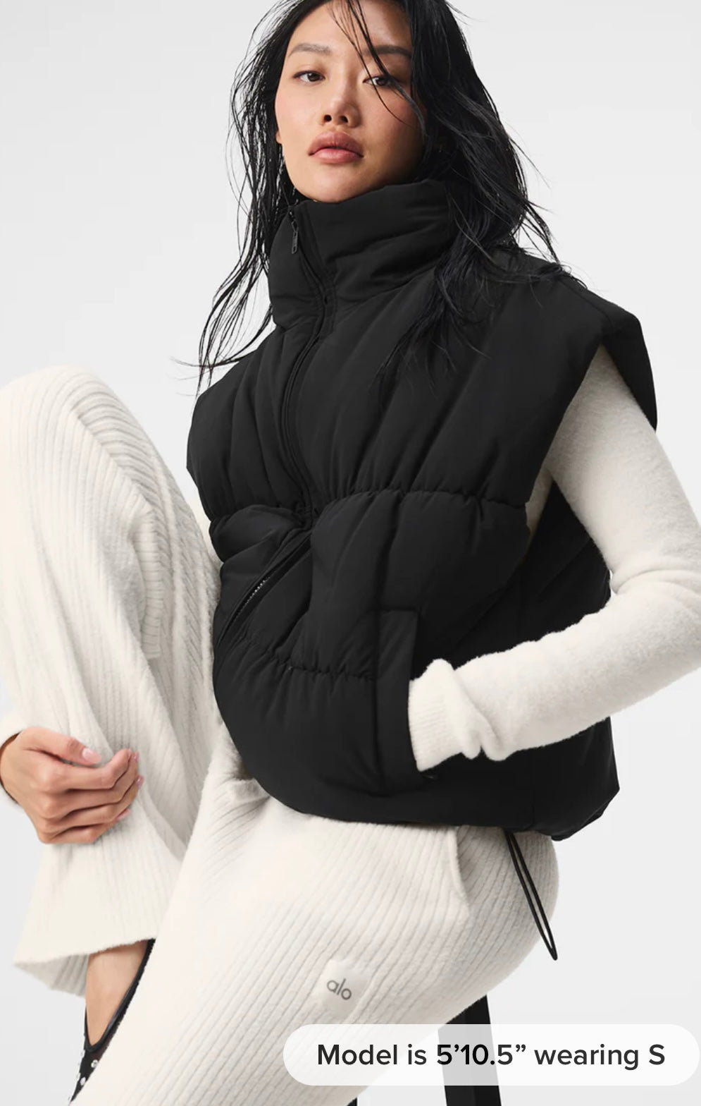 Incline Puffer Vest/black