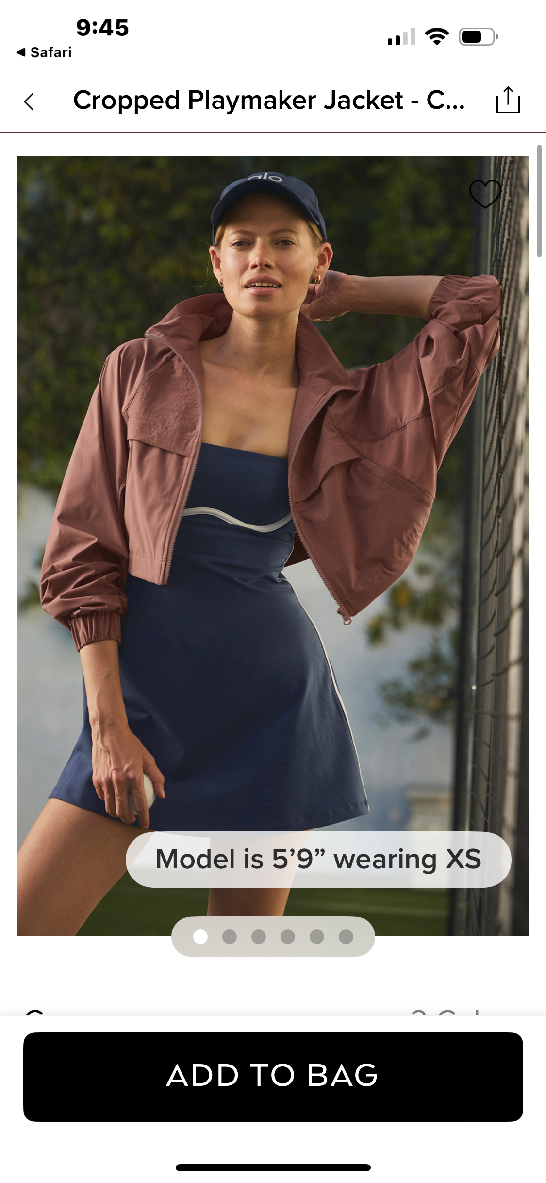 Cropped Playmaker Jacket