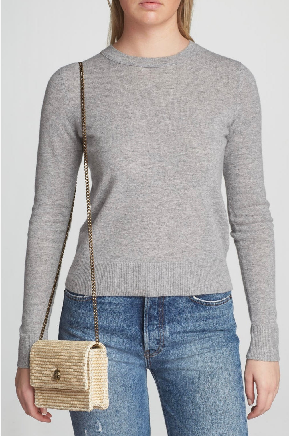 Kurt Geiger extra mini shore ditch crossbody / Beige