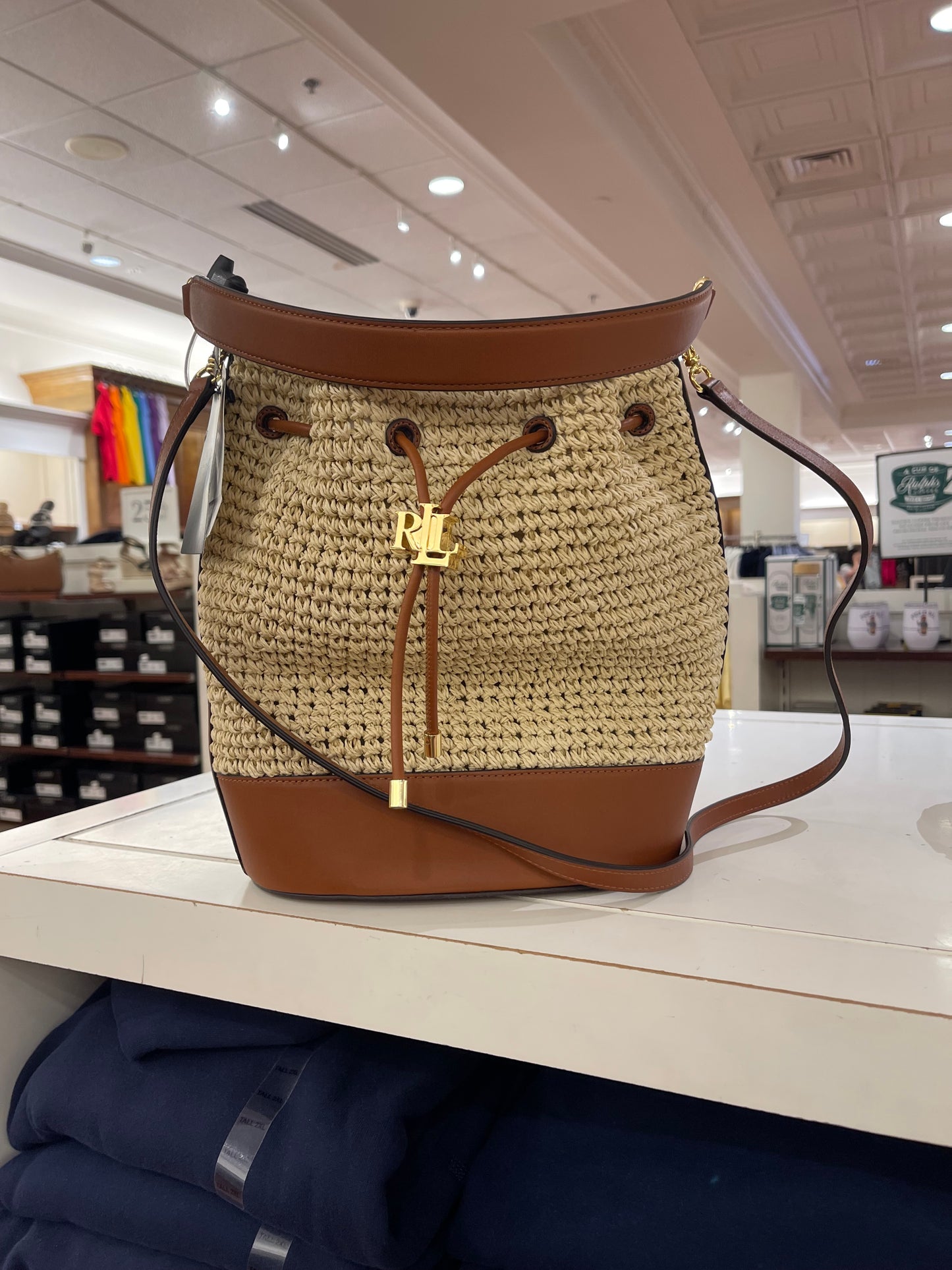 Ralph Lauren hasir çanta