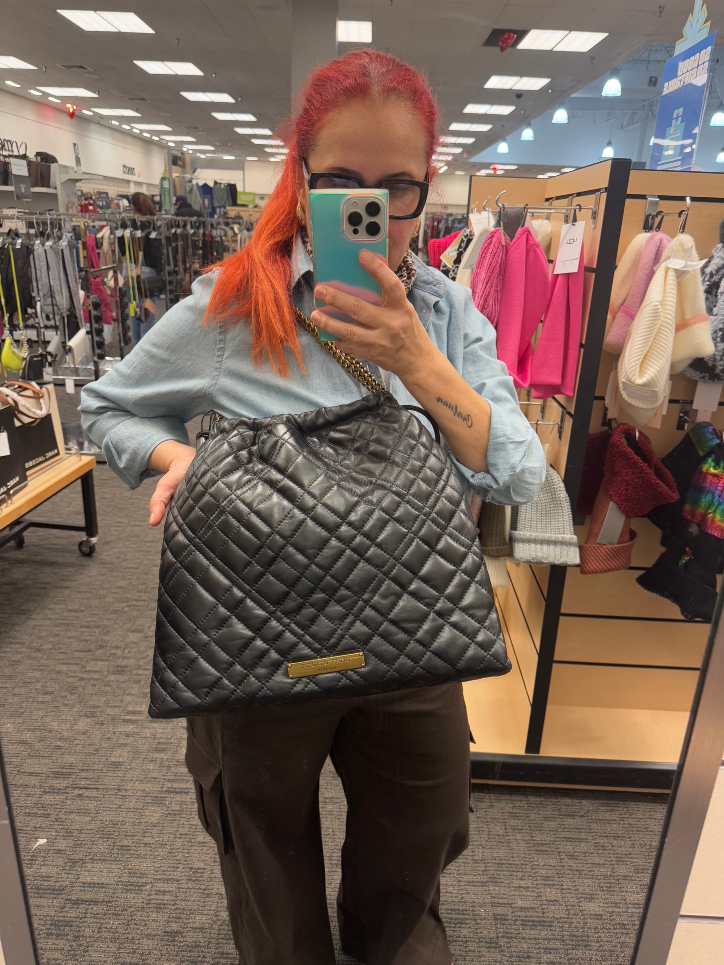 Brixton Drawstring Quilted Shoulder bag