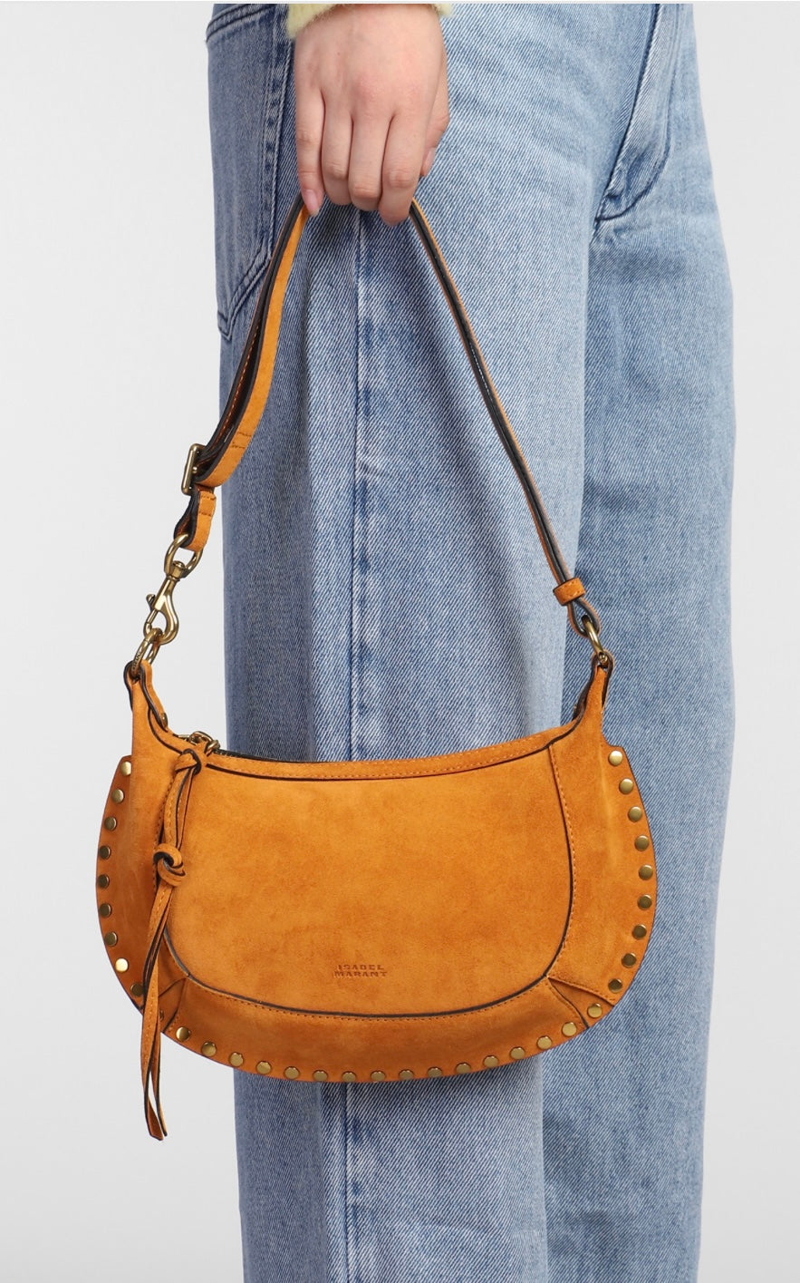 Oskan Moon Suede Hobo Bag