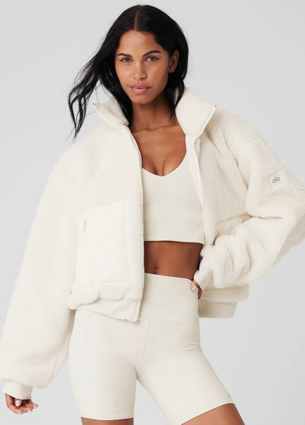 Sherpa Edge bomber jacket