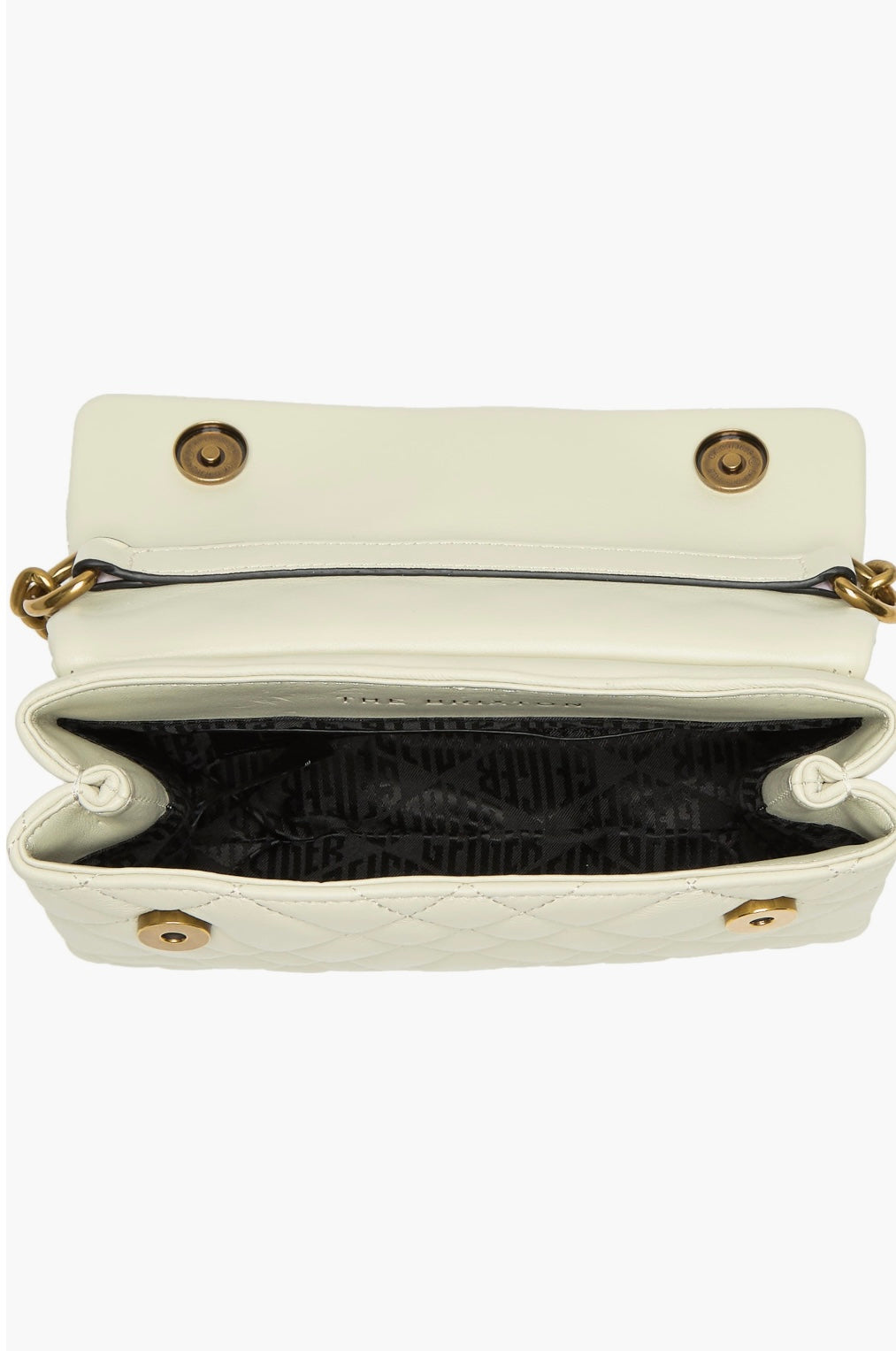 Kurt Geiger Brixton Lock convertible Crossbody bag/Krem rengi