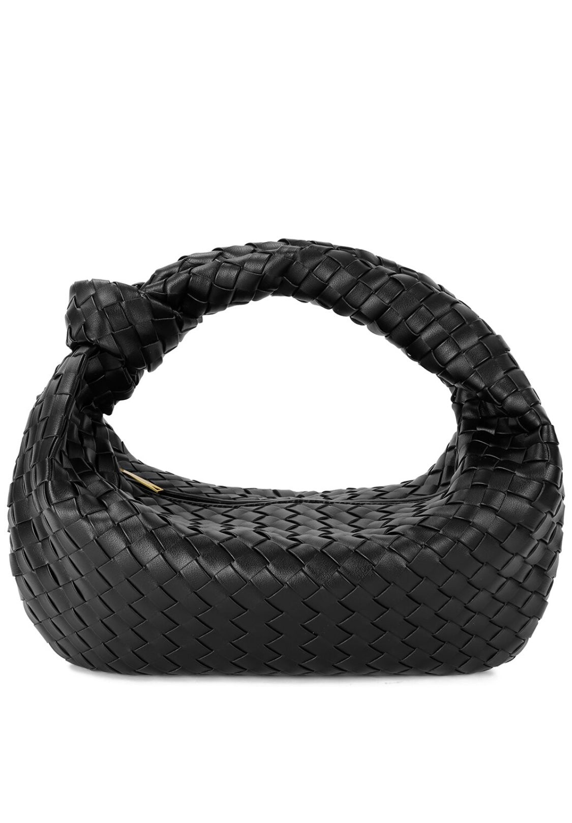 Large hand Woven leather pouch