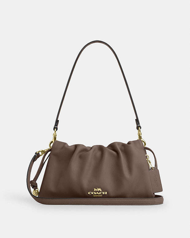Faye Shoulder Bag With Ruching Renkler➡️