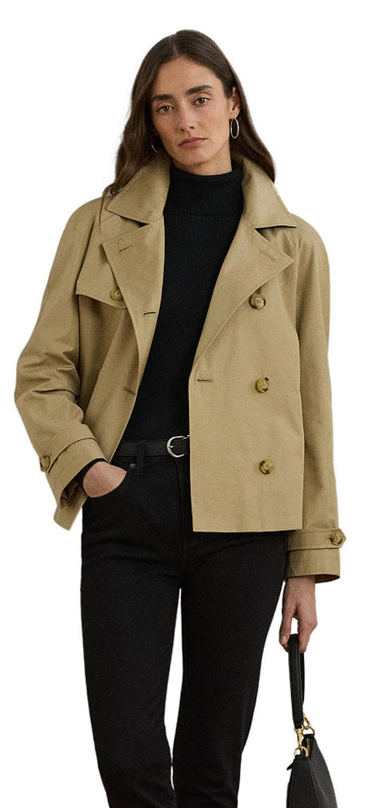 Ralph Lauren kısa trench coat