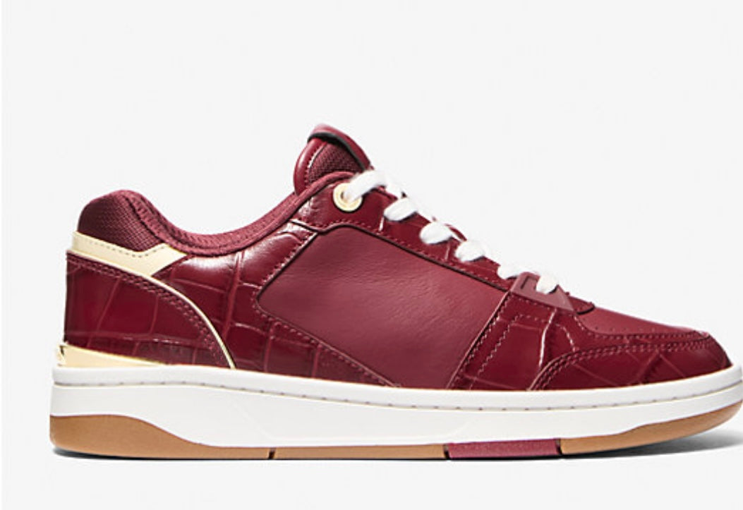Rebel Leather Sneaker/Deep Red/Michael Kors