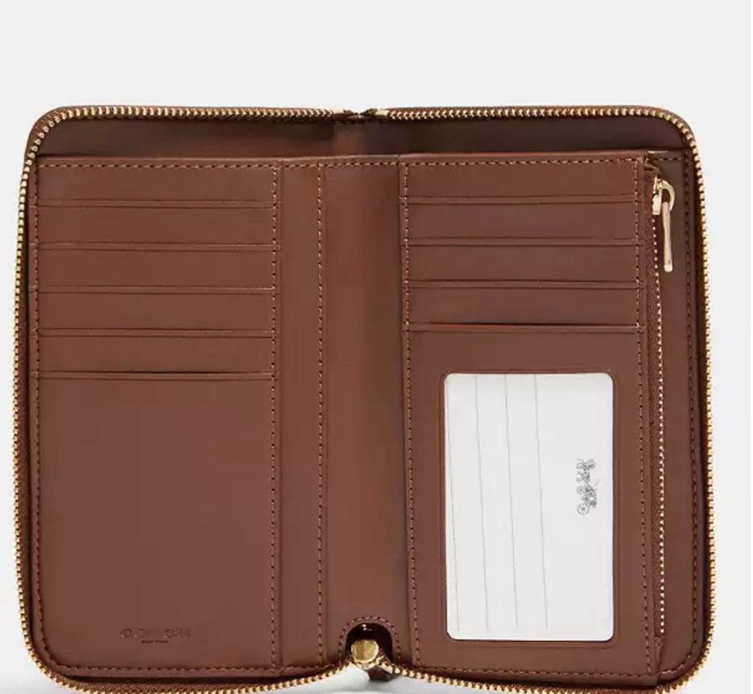 Medium Id Zip Wallet In Signature Canvas