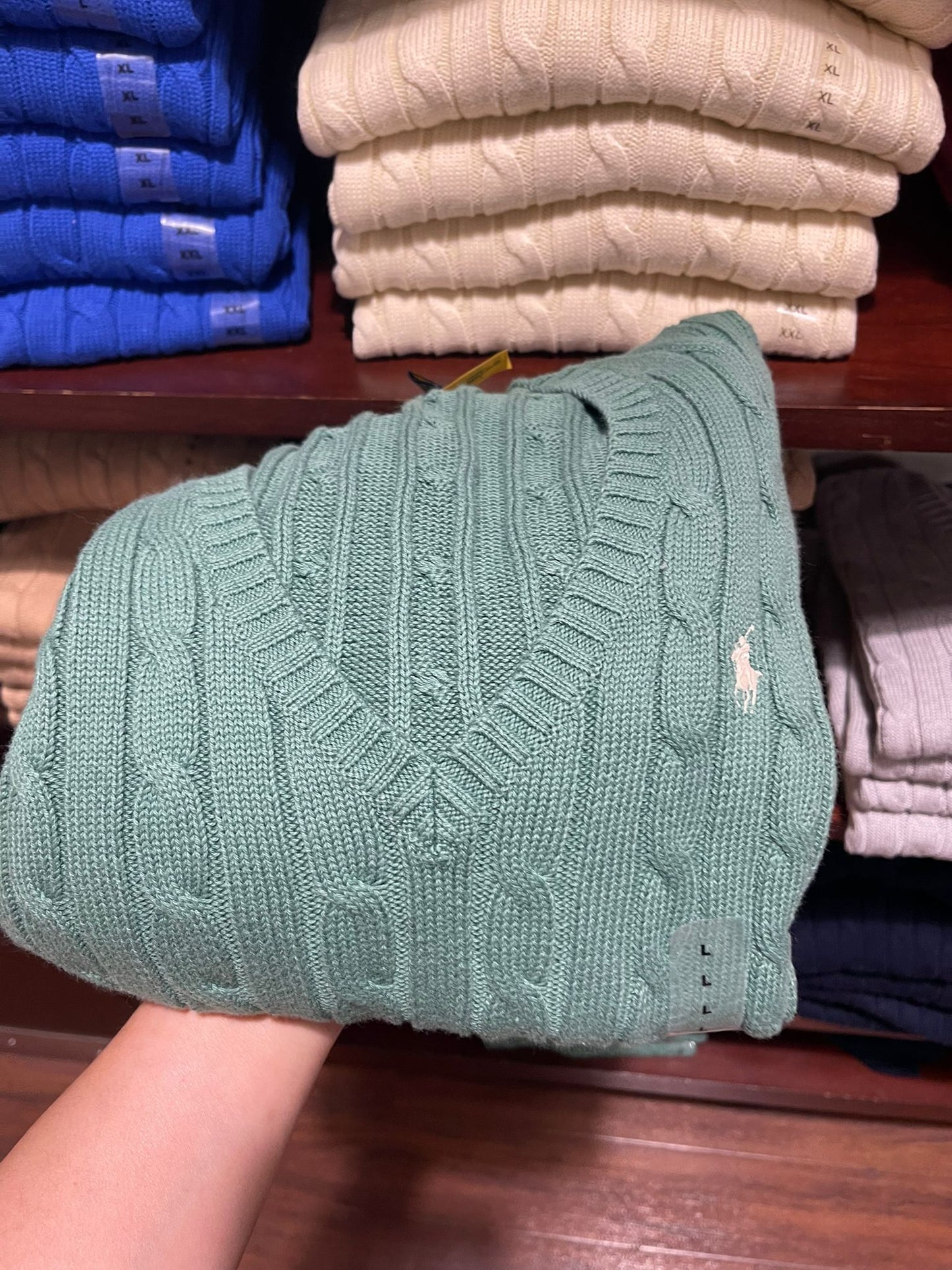 Ralph Lauren Bayan V Yaka Koton Kazak