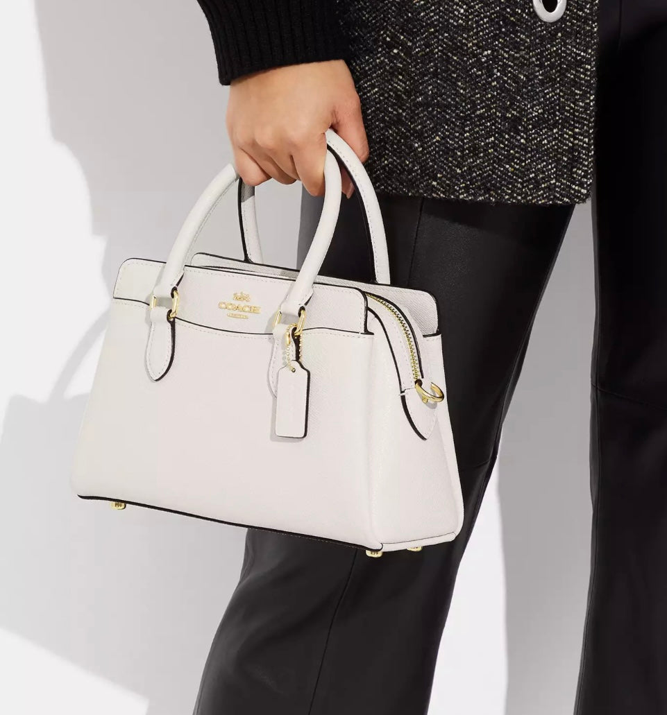 Mini Darcie Carryall Bag With Signature Canvas Detail