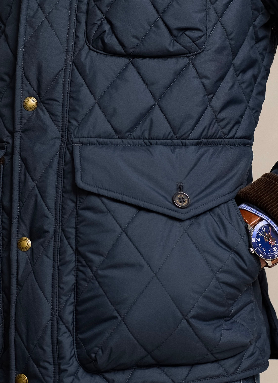 Ralph Lauren kapitone mont