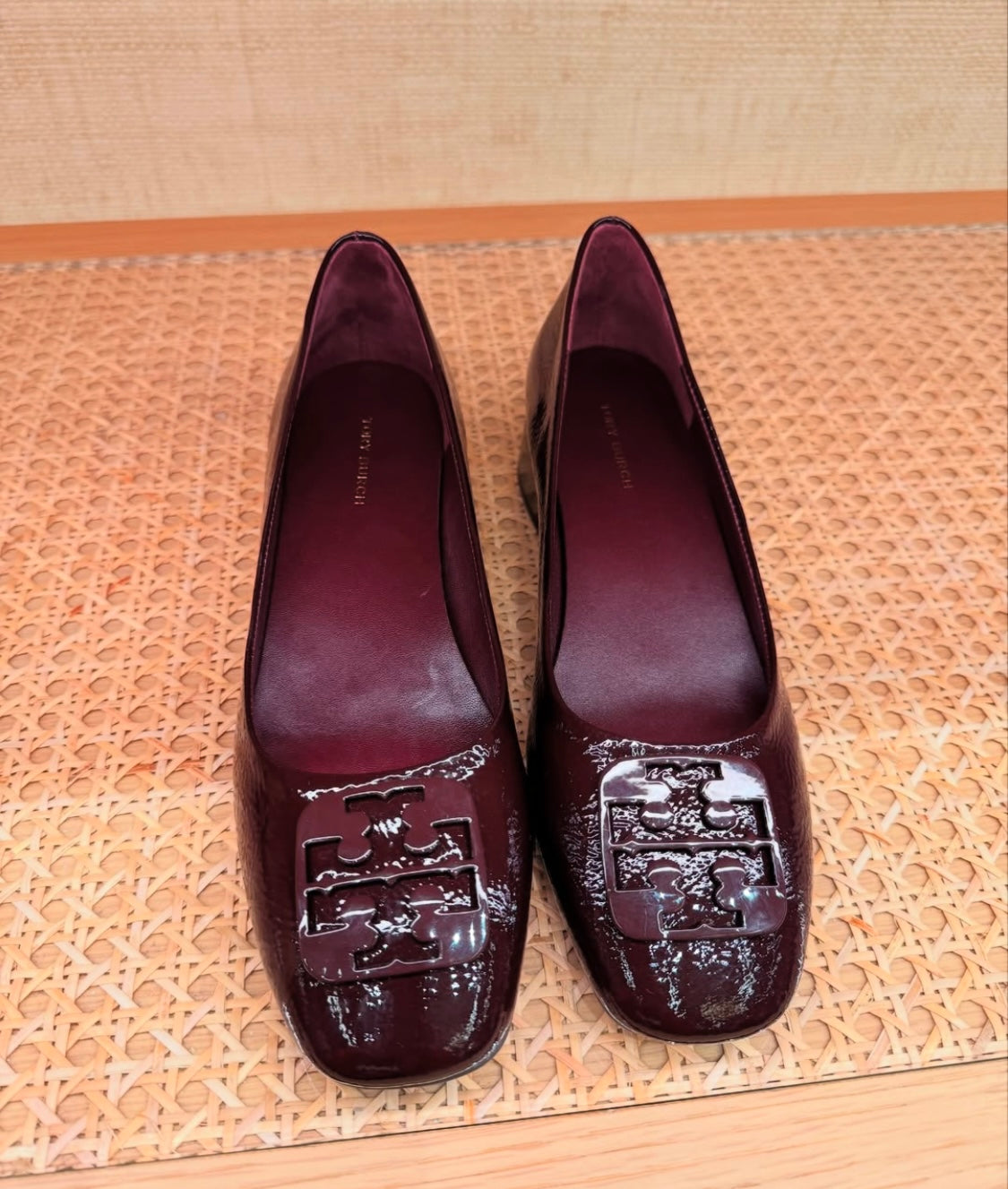 Tory burch Georgia kut burun az topuklu babet