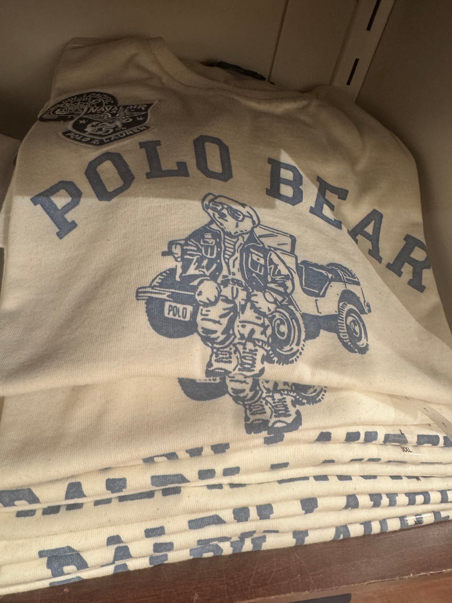 Erkek ayıcıklı koton tshirt