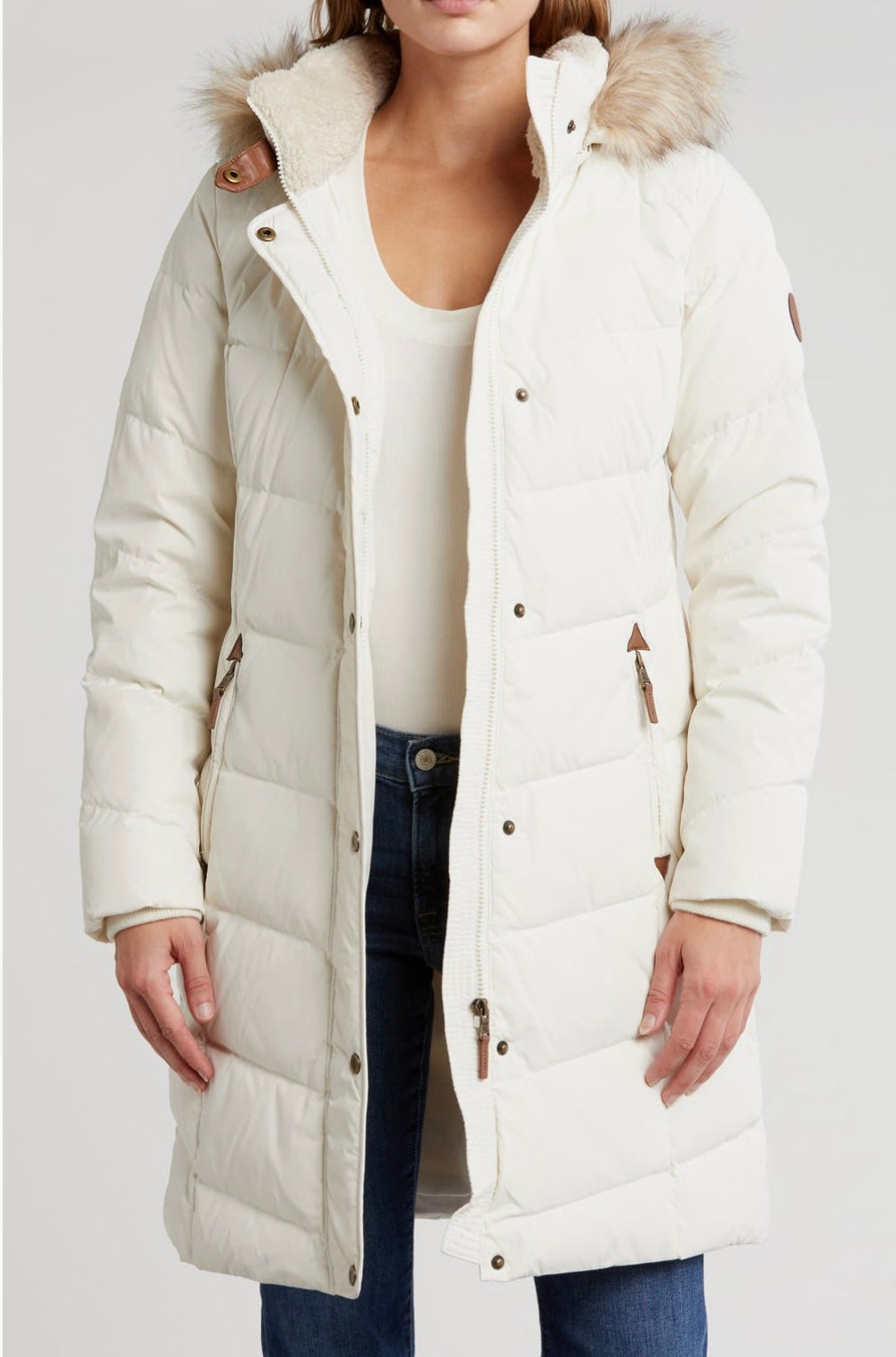 Ralph Lauren Hooded puffer coat