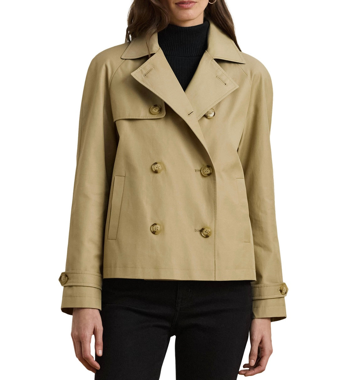 Ralph Lauren kısa trench coat